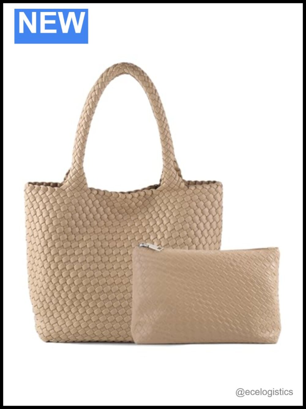 Hand Woven Vegan Leather Tote Bag for Women Top Handle Shoulder Hobo